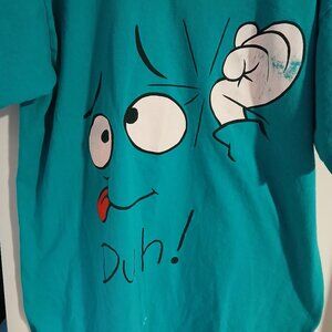 Nite Lite Women's Duh Graphic Sleep Shirt  Turquoise OS
